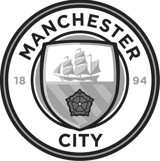 MANCHESTER CITY LOGO WHITE